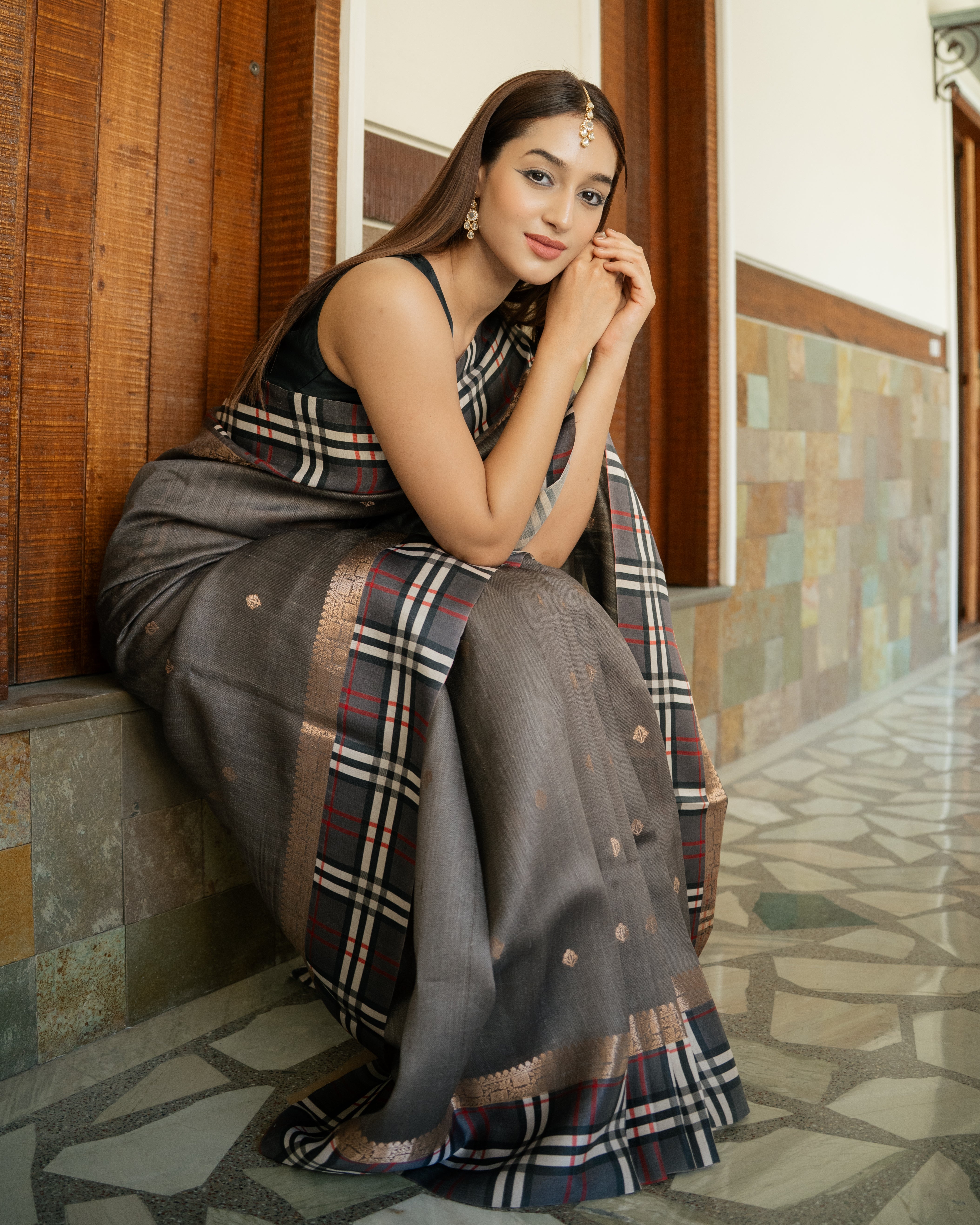 Pure Tussar Silk Saree