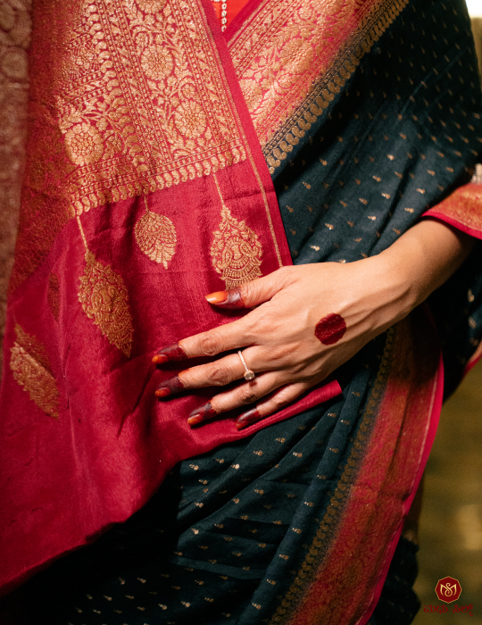 Pure Khaddi Georgette Saree