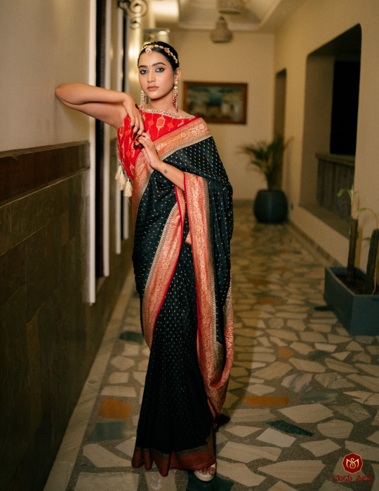Pure Khaddi Georgette Saree