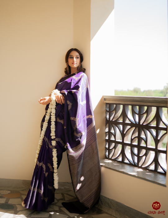 Pure Zari Brocade Silk Saree