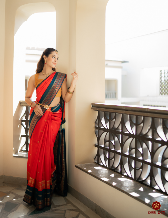 Traditional Vintage Kanjivaram Silk Saree