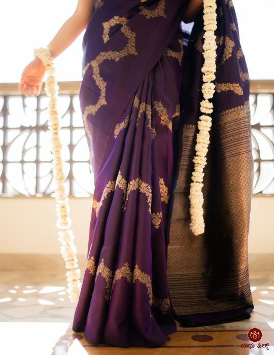 Pure Zari Brocade Silk Saree
