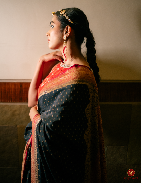 Pure Khaddi Georgette Saree