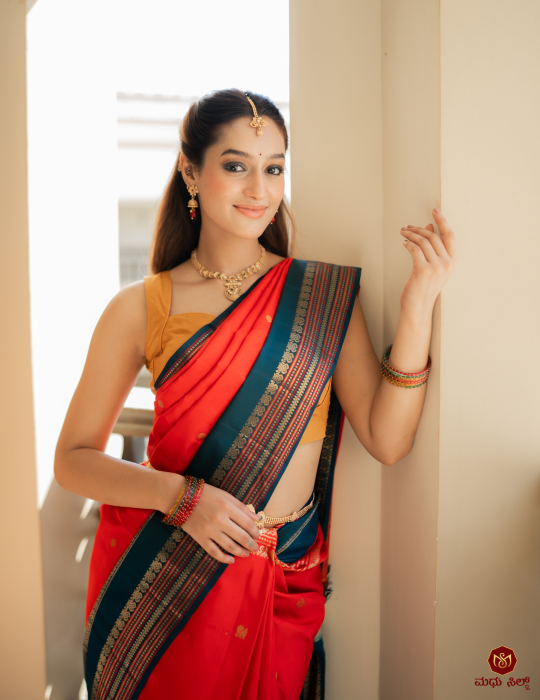 Traditional Vintage Kanjivaram Silk Saree
