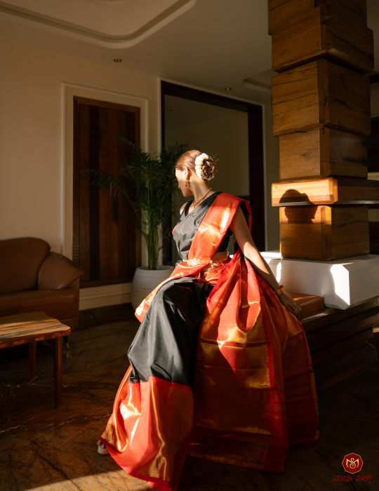 Pure Mulberry Silk Saree — Kuttu Border