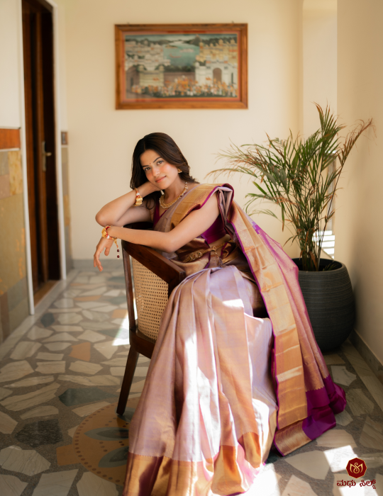 Pure Zari Brocade Silk Saree